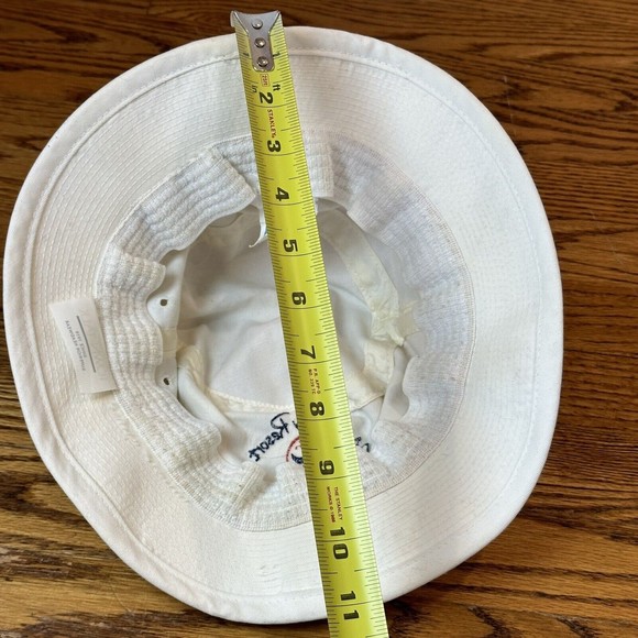 Vintage‎ Mullet Nay Resort Hat Woman’s One Size Made In USA Bucket Hat White - Picture 10 of 12